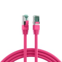 Logo C�ble patch rj45 s/ftp, cat.6a, lszh, 20m, magenta mk6001.20ma
