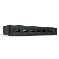 Logo Lindy 7 port usb 3.1 charging hub supports battery charging standard 1.2 up to max. 1.5a ampere / port 2896170