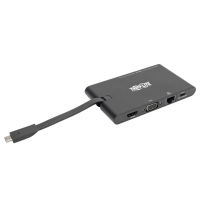 Logo Eaton tripplite usb-c dock 4k hdmi vga usb 3.2 gen 1 usb-a/c hub gbeemory card 100w pd charging 4571998