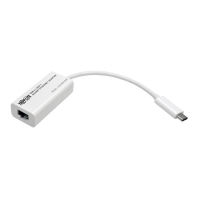 Logo Eaton tripplite usb-c to gigabit network adapter thunderbolt 3 compatibility white 4569877