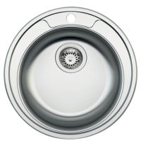 Logo Inox lisse - cuve  encastrer luisina 1 bac coloris inox lisse ev146il