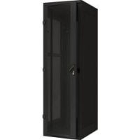 Logo Baie 42u 600x1000 lxp porte perfore 1pt noire trv-rma1051
