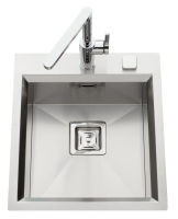 Logo Glamour inox lisse - cuve  encastrer luisina 1 bac coloris inox lisse ev60il2