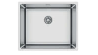 Logo Java inox lisse - cuve sous-plan luisina 1 bac coloris inox lisse evsp356il