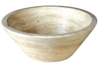 Logo Vasque bol conique � poser en pierre pour lavabo vasque pierre - ur1005