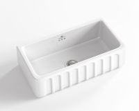 Logo Louis ii blanc - evier � poser esprit chambord 1 bac cannel� coloris blanc brillant e3800 006