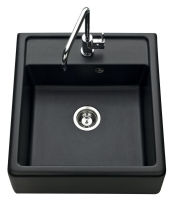 Logo Timbre d'office noir - evier � poser esprit chambord 1 bac coloris noir ev93000 009