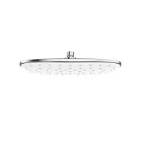 Logo Pomme de douche 190x240 blanc et chrome hydrotherapie - dpd192408