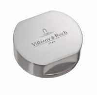 Logo Bouton villeroy & boch inox bross� - bouton rond pour m�canisme finition inox bross� aeb940526l7