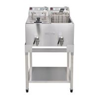 Logo Support pour friteuse double buffalo df502