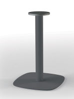 Logo Pied geny arrondi graphite 731 mm - pied central geny en acier graphite h 731 mm et embase arrondie 400 mm zpt101023