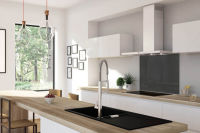 Logo Fonds de hotte luisiglass carbone mtallique - fond de hotte luisiglass premium 900 x 700 mm carbone mtallique zcfhv97149