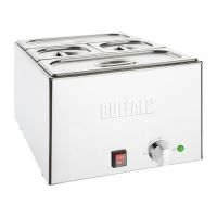 Logo Bain-marie avec bacs buffalo ft691