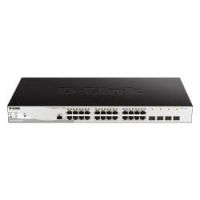 Logo Switch metro 24 ports giga poe at 193w + 4  sfp dgs1210-28p/me/e