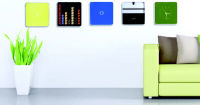Logo Paperflow coffret  cls multibox, avec horloge, blanc 74600291