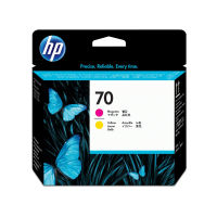 Logo Hp 70 original printhead c9406a magenta and yellow standard capacity 1-pack 1295043