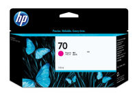 Logo Hp 70 original ink cartridge c9453a magenta standard capacity 130ml 1-pack with vivera ink cartridge 1308810
