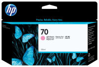 Logo Hp 70 original ink cartridge c9455a light magenta standard capacity 130ml 1-pack with vivera ink cartridge 1308812