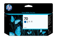 Logo Hp 70 original ink cartridge c9458a blue standard capacity 130ml 1-pack with vivera ink cartridge 1308815
