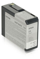 Logo Epson 5lb t5807 ink cartridge photo light black standard capacity 80ml 1-pack c13t580700