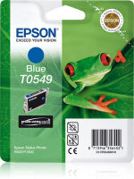 Logo Epson 5lb t0549 ink cartridge blue standard capacity 13ml 400 pages 1-pack blister without alarm c13t05494010