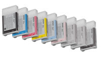 Logo Epson 5lb t6033 ink cartridge vivid magenta standard capacity 220ml 1-pack c13t603300