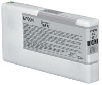 Logo Epson 5lb t6537 ink cartridge light black standard capacity 200ml 1637589