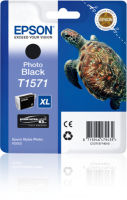 Logo Epson 5lb t1571 ink cartridge black standard capacity 1-pack blister without alarm 1641331