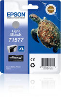 Logo Epson 5lb t1577 ink cartridge light black standard capacity 1-pack blister without alarm 1641337