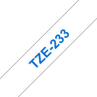 Logo Brother p-touch tze-233 bleu sur blanc 12mm 1659470