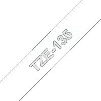 Logo Brother p-touch tze-135 blanc sur clear 12mm 1659605