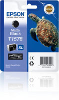 Logo Epson t1578 cartouche de encre noir mat capacit - standard 1-pack blister sans alarme 1641338