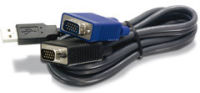 Logo Trendnet tk-cu15 - cable pour kvm usb 4.5m male/male 