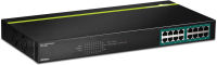 Logo Tpe-tg160g - noir switch 16 ports poe+ gigabit