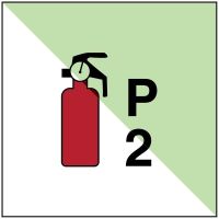 Logo Portable fire extinguisher p2  - imo w128421649