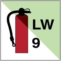 Logo Portable fire extinguisher  lw9 - imo w128421646