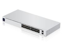 Logo Unifi 24port gigabit dont 16 ports poe 2 sfp  95w usw-24-poe
