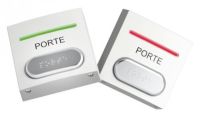 Logo Bouton poussoir abs no+nc+led rouge/verte buzzer braill pbal2