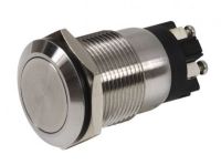 Logo Bouton poussoir inox 19mm no+nc bornier a vis pb19noncst