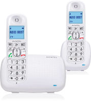 Logo Alcatel, produit r�f�rence : xl 385 duo blanc