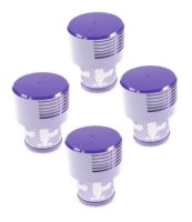 Logo 4x filtre aspirateur pour dyson - v10 - sv12 (lavable) 969082-01a (x4)