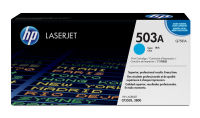Logo Hp 503a original colour laserjet toner cartridge q7581a cyan standard capacity 6.000 pages 1-pack 1230903