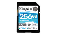 Logo Kingston 256gb sdxc canvas go plus 170r c10 uhs-i u3 v30 3849081