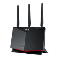 Logo Asus rt-ax86u pro ax5700 dual band wifi 6 gaming router 2.5g port gaming port aiprotection pro aimesh support 46142501