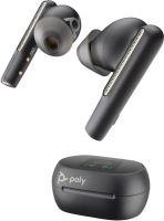 Logo Hp poly voyager free 60+ uc carbon black earbuds +bt700 usb-a adapter +touchscreen charge case 47079305