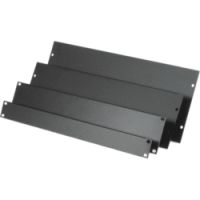 Logo Plaque d'obturation 19' hauteur 3u noire 5016n