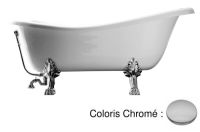 Logo Baignoire rtro parigi ceramique parigi - wpg1051 chrom