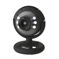 Logo Webcam avec led - spotlight webcam - noir 16429