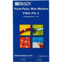 Logo Porta-pack wire marker books - self-laminating markers w126057821