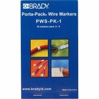 Logo Porta-pack wire marker books - self-laminating markers w126057827